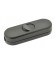 Interruptor bipolar pasante 10A. Negro