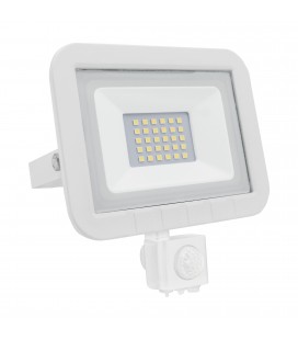 PROYECTOR LED 20W CON SENSOR BLANCO