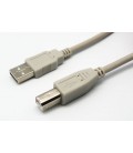 CABLE USB 2.0 TIPO A MACHO B MACHO 3m