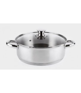 CACEROLA 22/9CM INOX 18/10 INDUC 3.4L