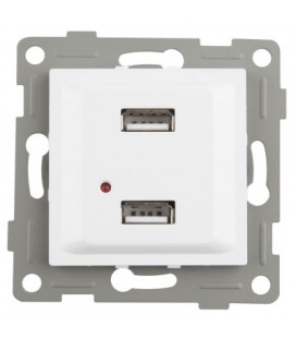 S-EMPOT.O BLANCA DOBLE USB