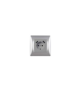 S-EMPOT. TITANIO BASE ENCHUFE +2USB
