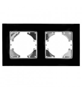 S-EMPOT.CRISTAL NEGRO MARCO 2ELEM.HORI
