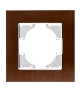 S-EMPOT.ALUMINIO MARRON MARCO 1ELEMENTO
