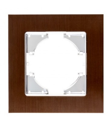 S-EMPOT.ALUMINIO MARRON MARCO 1ELEMENTO
