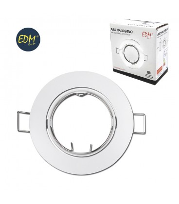 ARO HALOGENO OSCILANTE BLANCO EDM