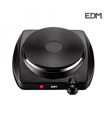 COCINA ELECTRICA NEGRA 1,400W 1 FUEGO