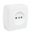 BASE FIJA 2P SUPERFICIE BLANCA SOLERA
