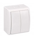 CONMUTADOR DOBLE SUPERFICIE 10AX 250 V