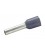 Puntera aislada 2,5mm para crimpar