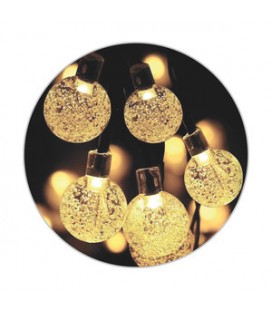 Guir dec. con LED SOLAR. MINIBALL 7M Cal