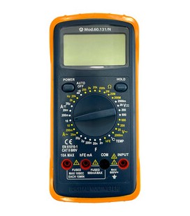 Multimetro digital con medidor de frec.