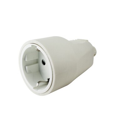 Base PVC toma tierra BL