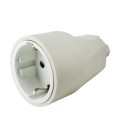Base PVC toma tierra BL