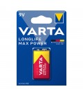 PILA VARTA LONG LIFE MAX POWER 9V 6LR61