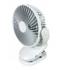 Ventilador a pinza y oscil. Recargable
