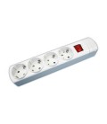 BASE 4 TOMAS + INTERRUPTOR S/CABLE