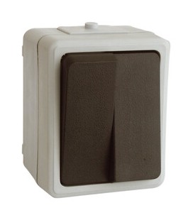 Doble interruptor estanco