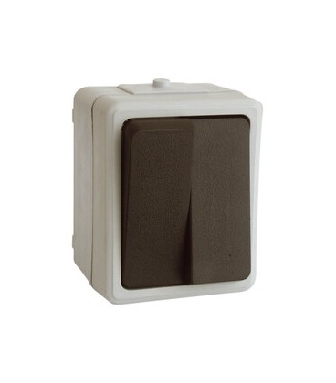 Doble interruptor estanco