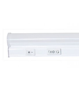Regleta LED T5 16W con interruptor. CCT