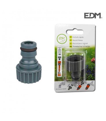 ENCHUFE RAPIDO R/H 3/4" (BLISTER) EDM