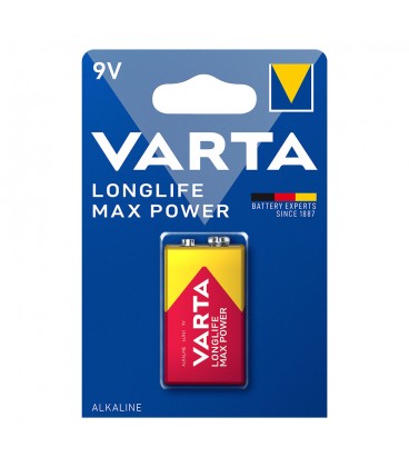 PILA VARTA LONG LIFE MAX POWER 9V 6LR61