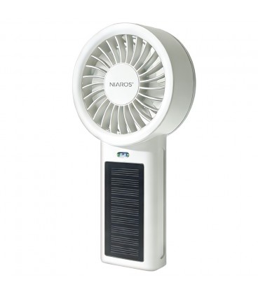 Mini ventilador solar Vainio Blanco