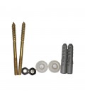 JUEGO TORNILLOS DE WC DE LATON - 5x75MM