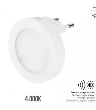 PILOTO NOCHE LED 0,5W 5LM 4.000K LUZ DIA