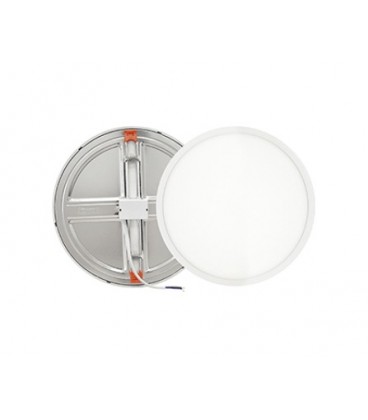 Panel LED redondo 8W ajustable 6000K