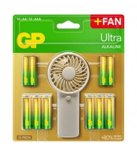 Pack 24 pilas12 AA y12AAA con ventilador
