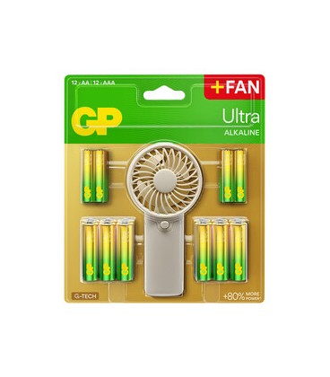 Pack 24 pilas12 AA y12AAA con ventilador