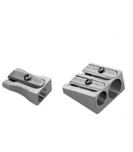 SACAPUNTAS DE ALUMINIO, 2 uds, BLISTER