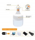 BOMBILLA LED PORTÁTIL RECARGABLE, BLANCA