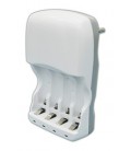 Cargador rápido de baterías de 2000 mA.