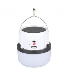 Linterna solar LED camping recargable