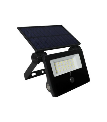 Mini Foco Solar. 1.600lm + Sensor +Mando