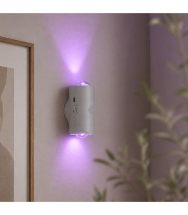 Aplique Led White Con Sensor Colours Rgb