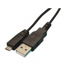 USB A Macho a Micro USB macho, 3M
