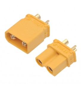 Conectores XT30U macho y hembra 20A