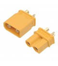 Conectores XT30U macho y hembra 20A