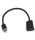 Cable OTG - USB 3.0 A Hembra a USB C Mac