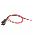 Conector aereo macho 2 pin