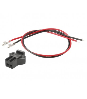 Conector aéreo hembra, 2 pines