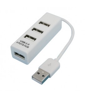 Base HUB USB 2.0 con 4 salidas.