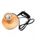 BASE DE MESA E27, CON CABLE E INTERRUPTO