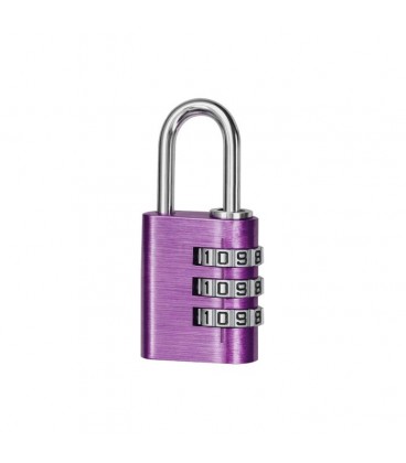 CANDADO COMBINACIÓN MORADO