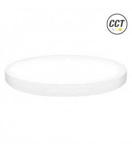 PLAFÓN REDONDO SUPERFICIE BLANCO 24W CCT
