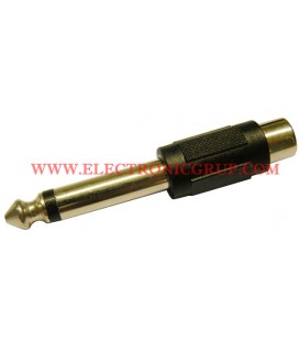 6.4mm MONO MACHO - RCA HEMBRA