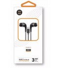 AURICULARES HOP CON CONECTOR USB-C NEGRO